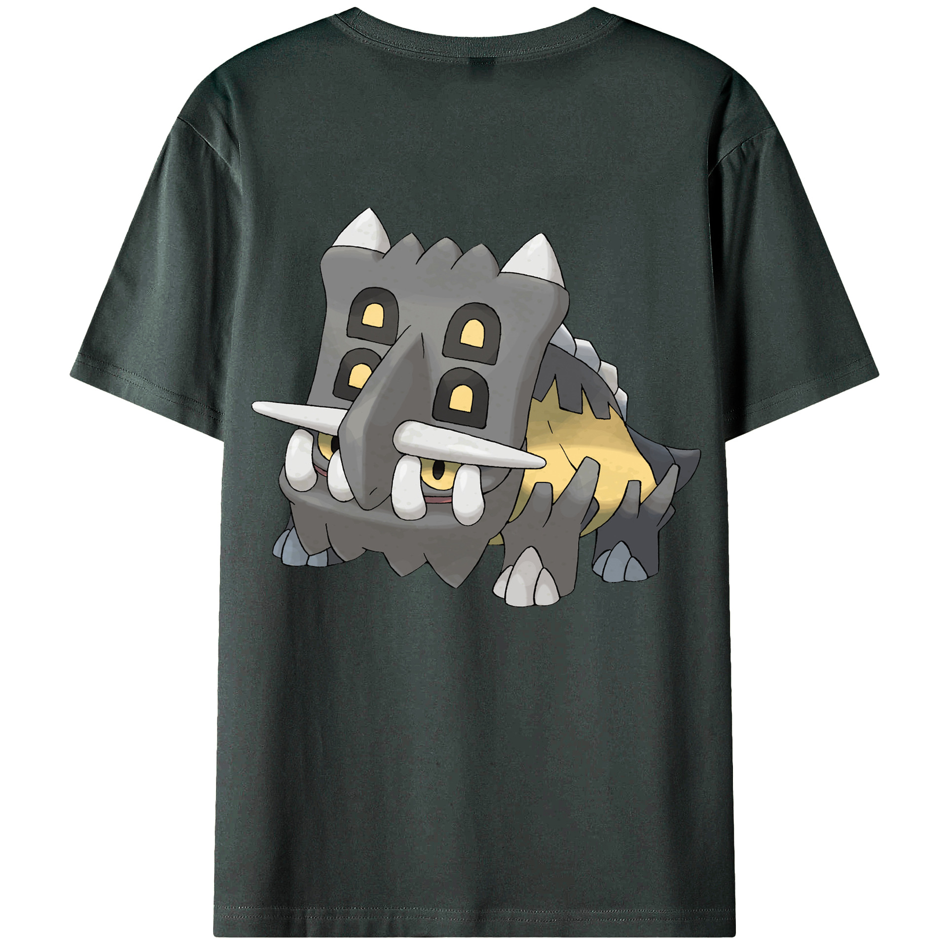 （画像用） ポケットモンスター Pokémon 綿100％ メンズ半袖Tシャツ（バックプリント） 通気性